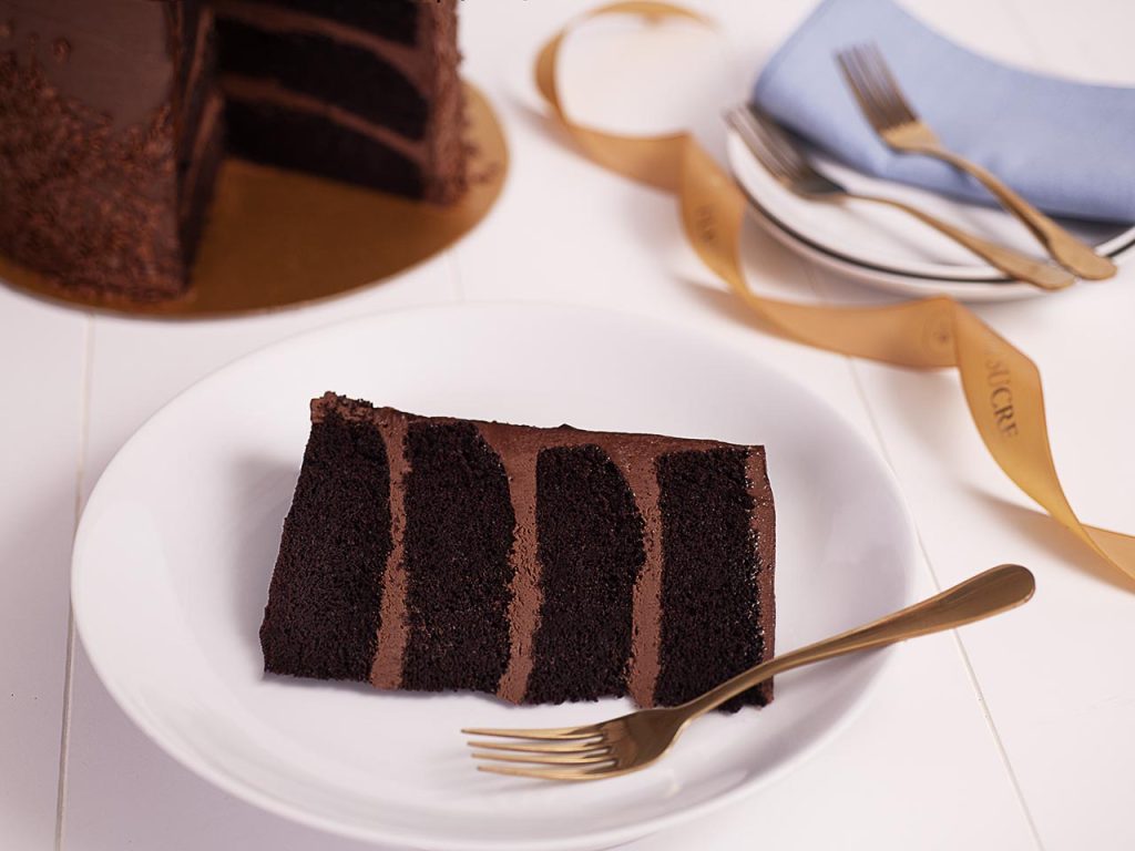 Bolo de chocolate intenso