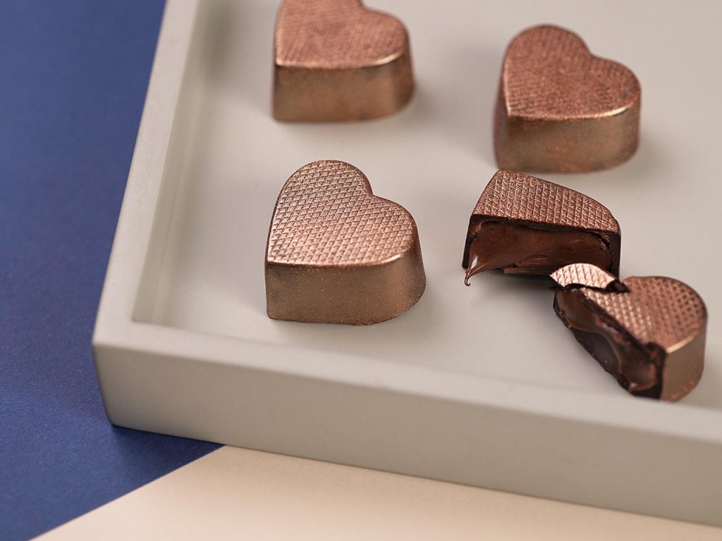 Coração de nutella