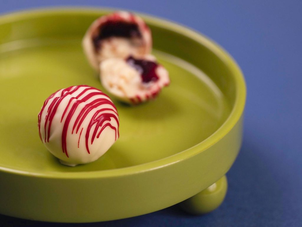 Trufa de frutas vermelhas